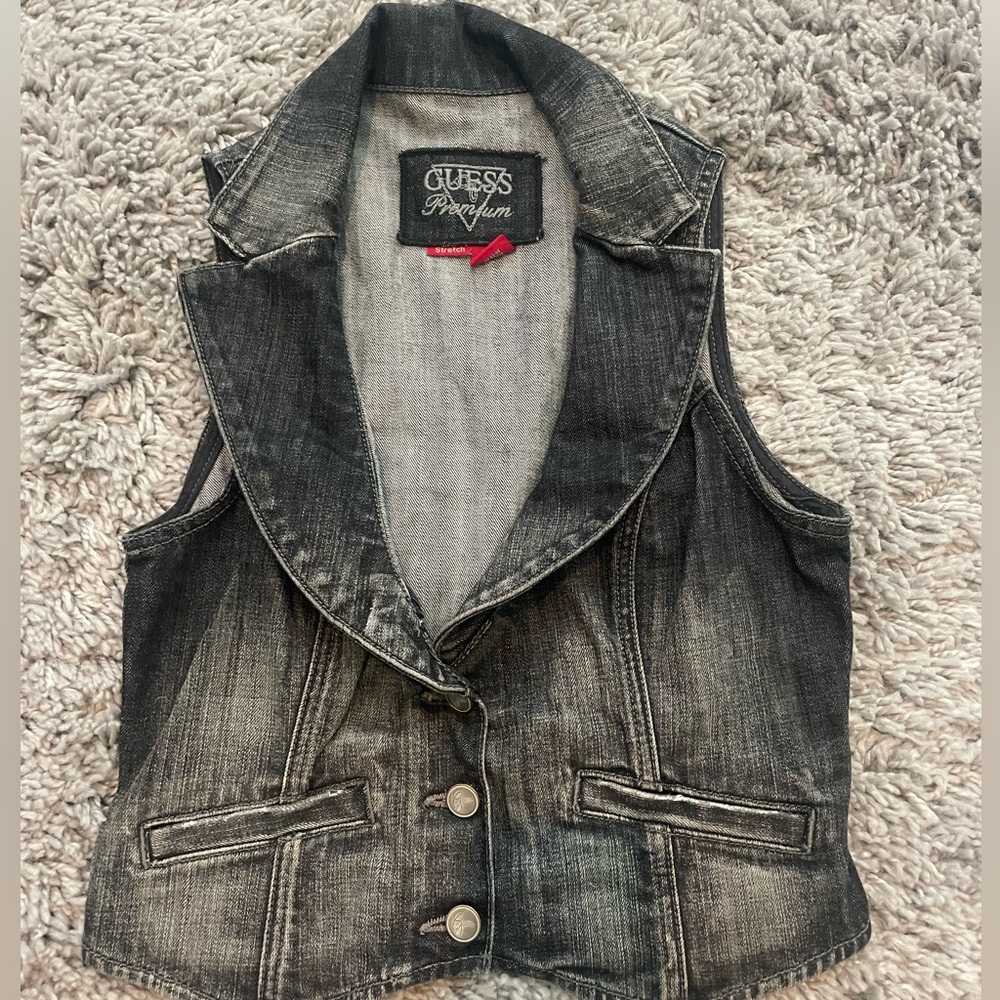 GUESS Premium Cropped Vest